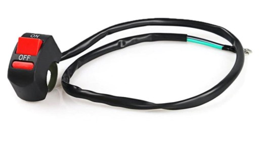 VYPÍNAČ PRE HALOGÉNOVÉ LED SVETLÁ MOTOCYKLOV NA RÁME