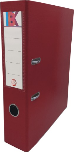 Kancelársky zakladač A4 75 mm KBK široký bordový hardvér