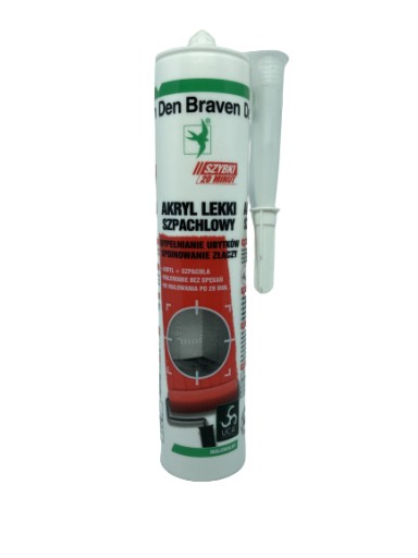 Den Braven Fast Acrylic tmel LIGHT 280ml BIELY