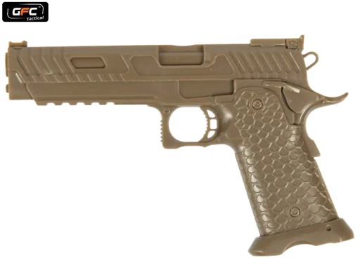 VELCRO PATCH COLT 1911 COYOTE GUN