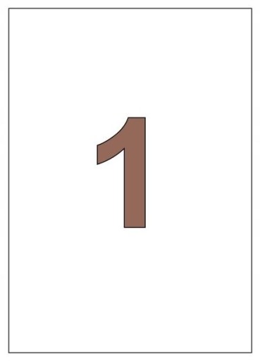 Listy A4, samolepiace štítky, karty, 10 ks