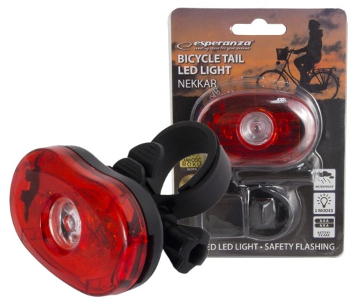 EOT007 LED ZADNÁ BICYKLOVÁ SVETLO, ODOLNÁ NEKKAR