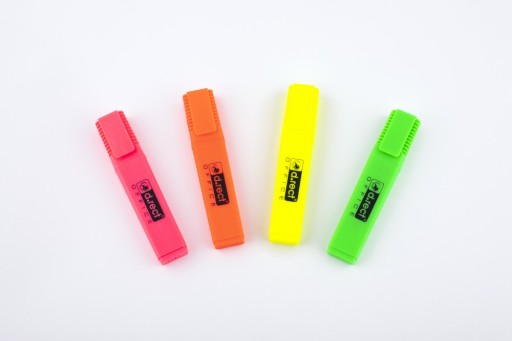 Zvýrazňovač D.RECT 1127 4 FARBY SET