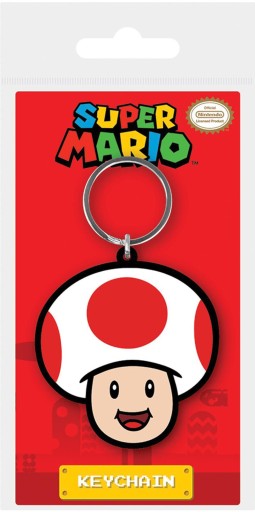 Kľúčenka s hubovou muchotrávkou Super Mario Toad z hry