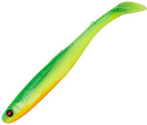 Savage Gear Slender Scoop Shad 11 cm zelenožltý