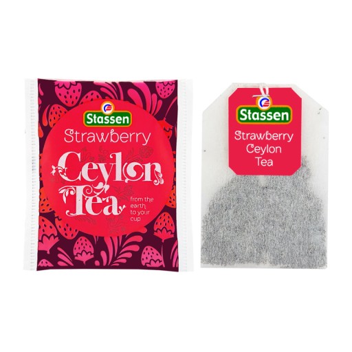 STASSEN Jahoda - Cejlónsky čierny čaj JAHODA - 25 VRECOV