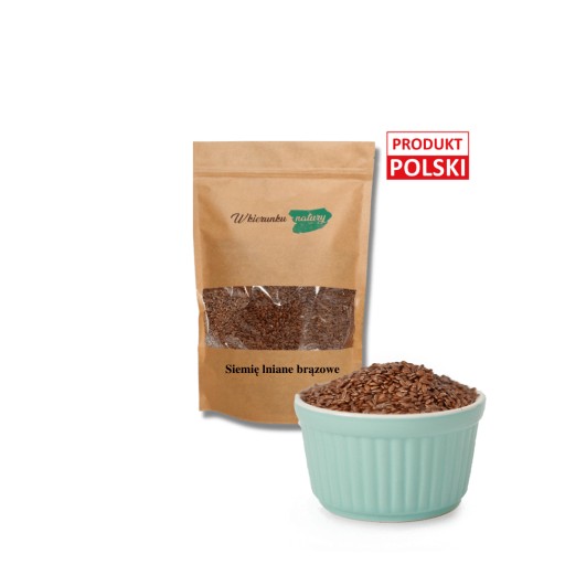 ĽANOVÉ SEMIENKO hnedé 500 g POĽSKO čistota 99,9 %