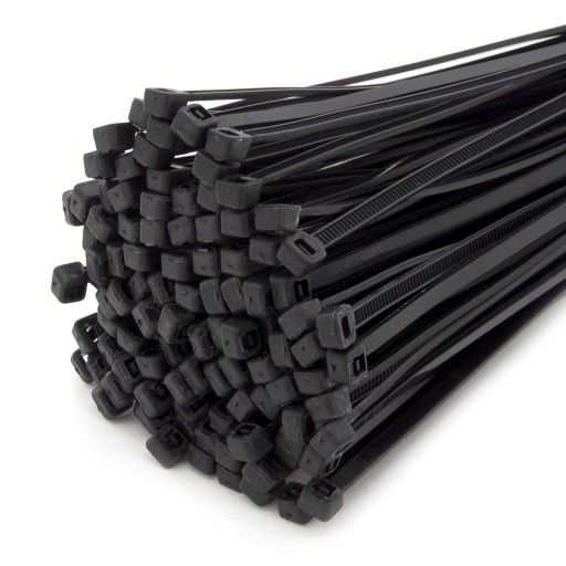 DLHÉ KABELOVÉ VIAZAČKY KABELOVÉ VIAZAČKY 4,7X430mm UV ČIERNA 100 ks.