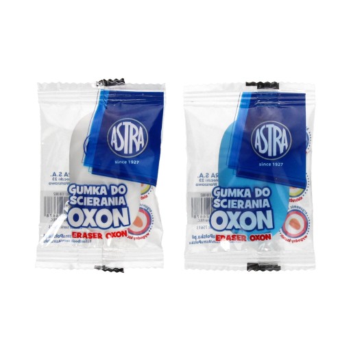 Oxon Astra biela/modrá guma - 2 ks