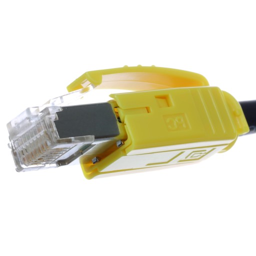Telegartner STX RJ45 zástrčka 6A, žltá obrazovka