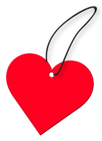 Osviežovač vône s príveskom Aroma Car LOVE Heart