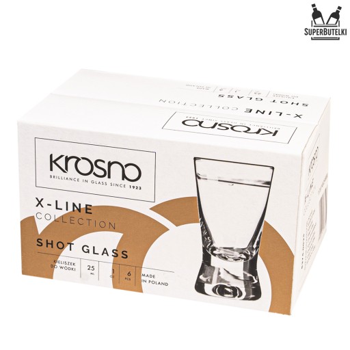 6x 25ML POHÁRE NA VODKU NA VODKU