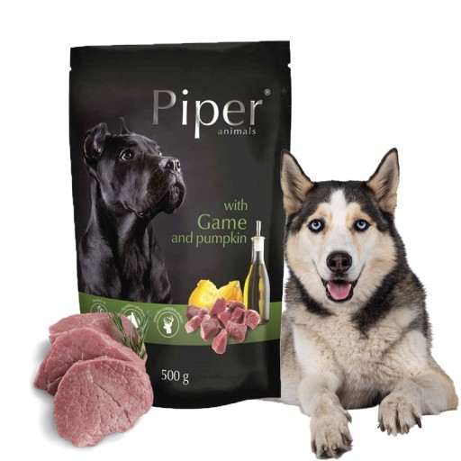 Piper Venison Tekvica krmivo pre psov 500g