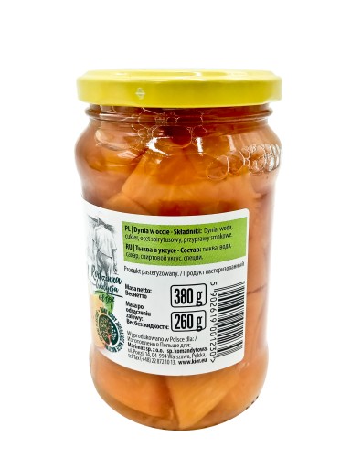 Marinovaná TEKVICA v OCTE 390g JAR