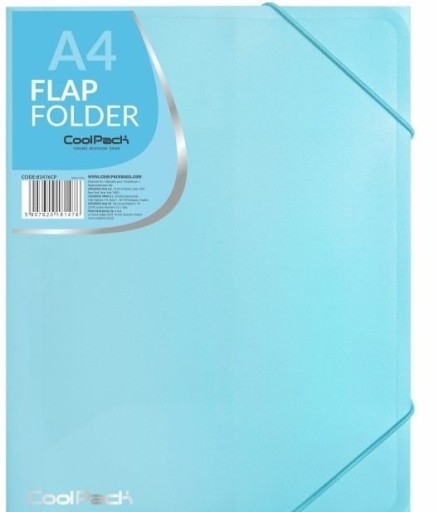 COOLPACK ZLOŽKA A4 S GUMA Modrá