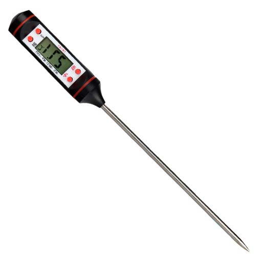 KUCHYŇSKÝ TEPLOMER DIGITÁLNY KOLÍK LCD ELEKTRONICKÁ SONDA NA MÄSO AG254B