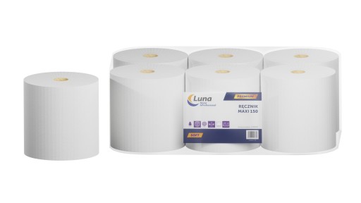 LUNA CENTRÁLNA DÁVKOVACIA PAPIEROVÁ UTERÁK CELULÓZOVÁ 150M 2 VRSTVY 23005