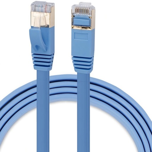 LAN ETHERNET RJ45 CAT7 ZLATÝ FTP LAN KÁBEL 1M