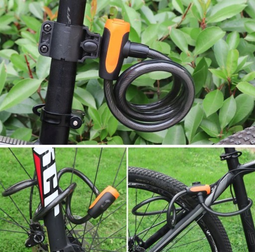 BIKE LOCK BIKE LOCK KÁBLOVÁ REŤAZ S KĽÚČOM 100CM RW36