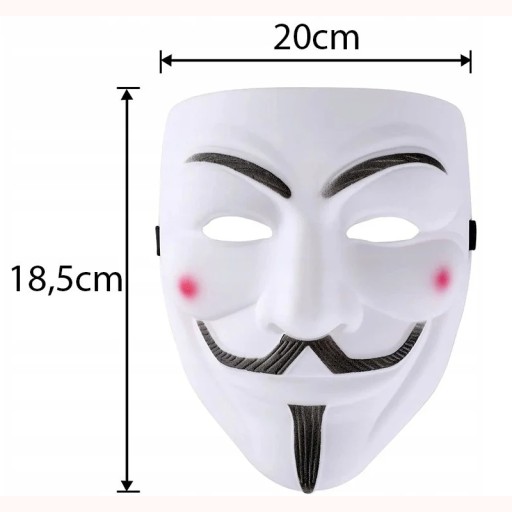 ANONYMNÁ VENDETTA MASKA STOP ACTA PÁRTY KARNEVAL PREZLEČOVANIE HALLOWEEN