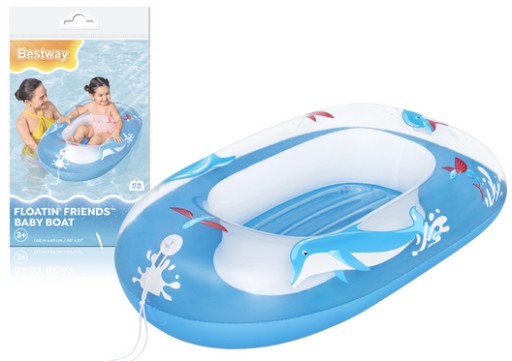 Blue Dolphin nafukovací čln 102 x 69 cm Bestway 34037