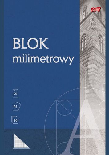 MILIMETROVÝ BLOK A4 20 K 90 G UNIPAP