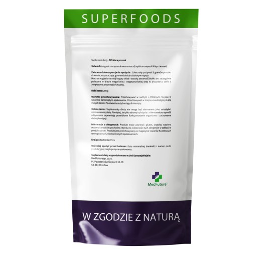 MACA (koreň) PRÁŠOK 200g bio 100% maca