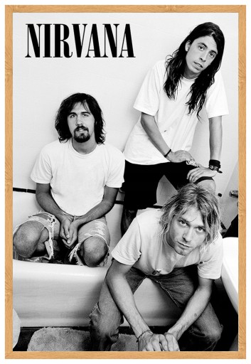Hudobný plagát kapely Nirvana Band nástenné plagáty do obývačky 61x91,5 obrazov