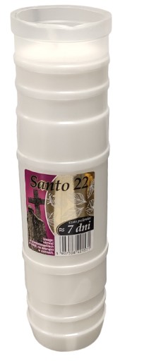 Parafínová vložka do sviečok Ignis Santo 22 7 dní 24 cm celoročne
