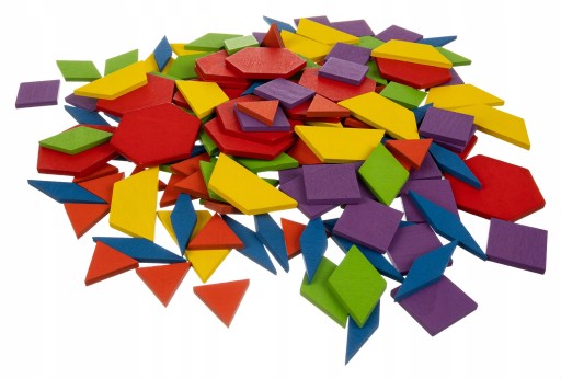 Náučné puzzle drevené figúrky mozaikové montessori puzzle