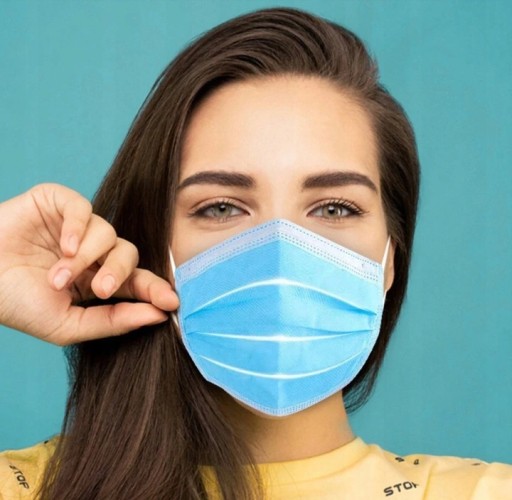 HYGIENICKÉ MASKY MASKY OCHRANNÁ MASKA 50 KS JEDNORÁZOVÉ