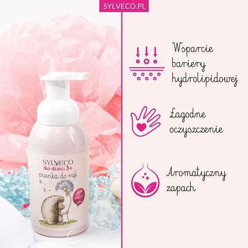 SYLVECO pre deti Pena na ruky – malina