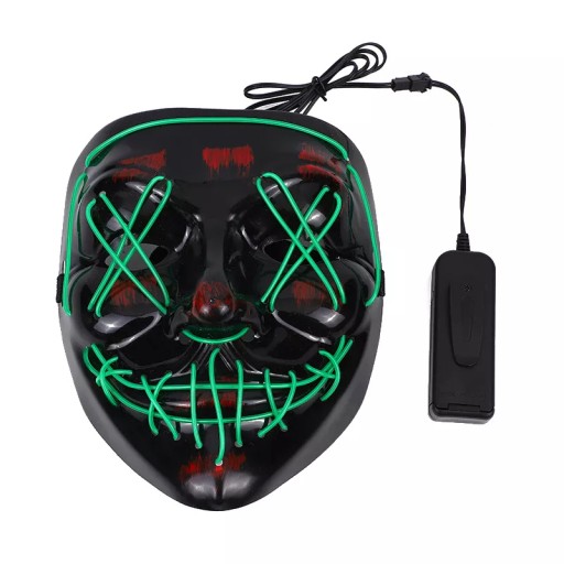 SVIETIACA LED MASKA PURGE HALLOWEEN LED PARTY