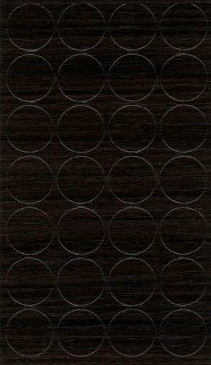Nábytkové čiapky samolepiace 20 mm WENGE