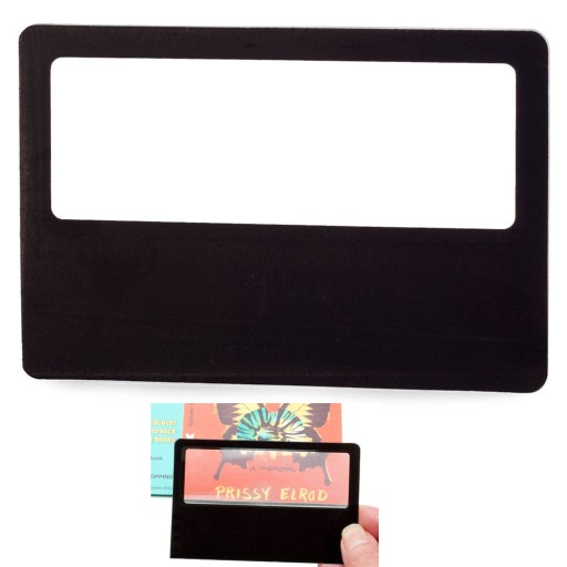 Lupa vizitka Fresnel lens card 85x55mm