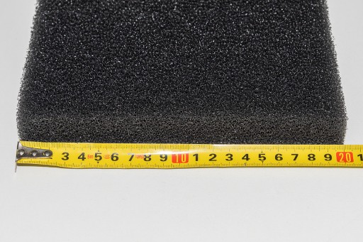 Špongiová filtračná vložka 20x20x3cm PPI 20
