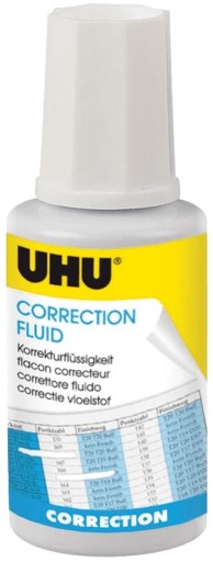 Tekutý korektor so štetcom - UHU - 20 ml