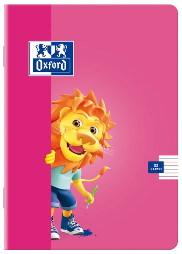 OXFORD LION NOTEBOOK A5/32K DVOJFAREBNÝ RAD