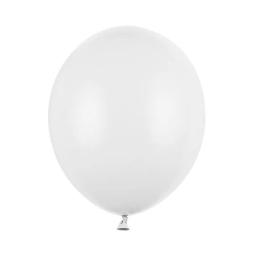 Balóniky na prijímanie Biele zlato konfety Súprava na prijímanie 30 cm 18 ks