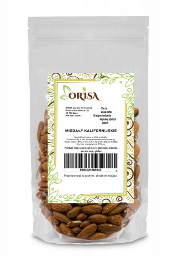 Kalifornské mandle 500g ČERSTVÉ 0,5kg