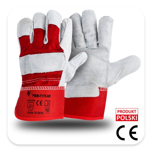 KOŽENÉ pracovné rukavice Ochranné stavebné pracovné rukavice Denim