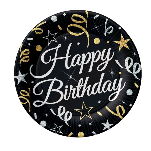 HAPPY BIRTHDAY PAPIEROVÉ TANIERE 18cm 6ks GODAN