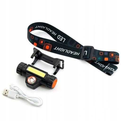 COB HLAVNÁ LAMPA 4v1 HLAVNÁ LAMPA S MAGNETOM