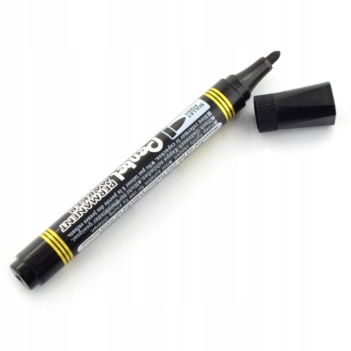 Permanentný popisovač Pentel N850, okrúhly hrot, ČIERNA 4,5 mm