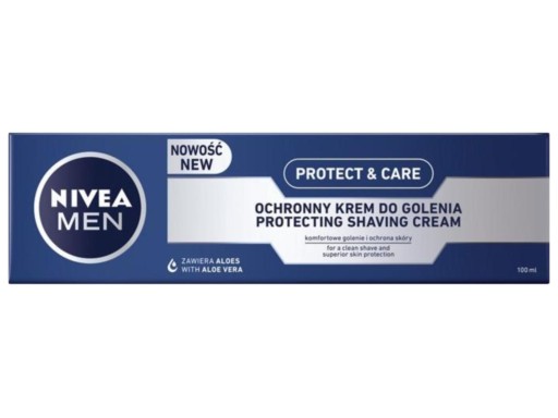 NIVEA MEN krém na holenie Protect&Care 100 ml