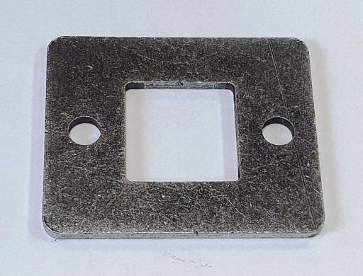 5mm plech na montáž stĺpika zábradlia 40x40