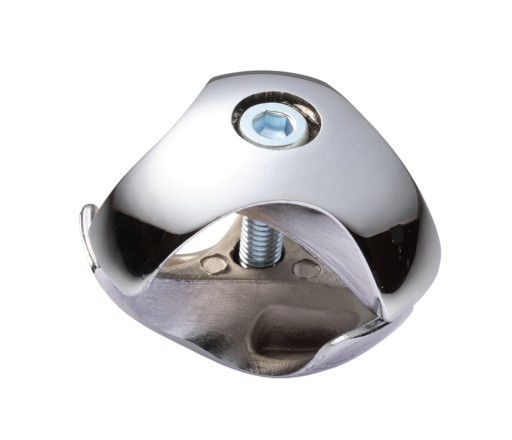 TROJITÝ PRAVÝ KONEKTOR R-2DX PRE POTRUBIE FI 25 CHROM