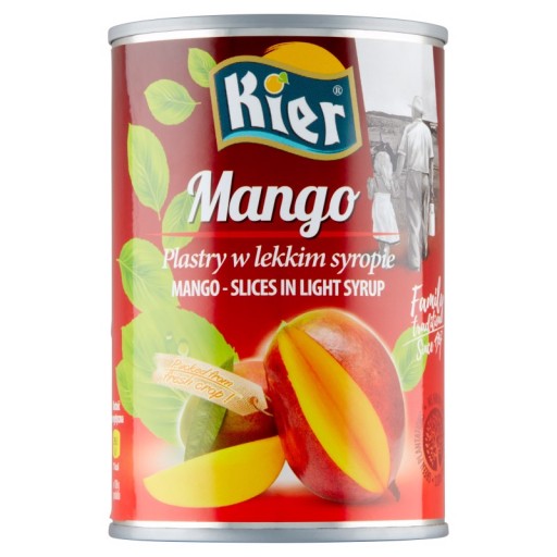 Kier Mango plátky v light sirupe 425 g