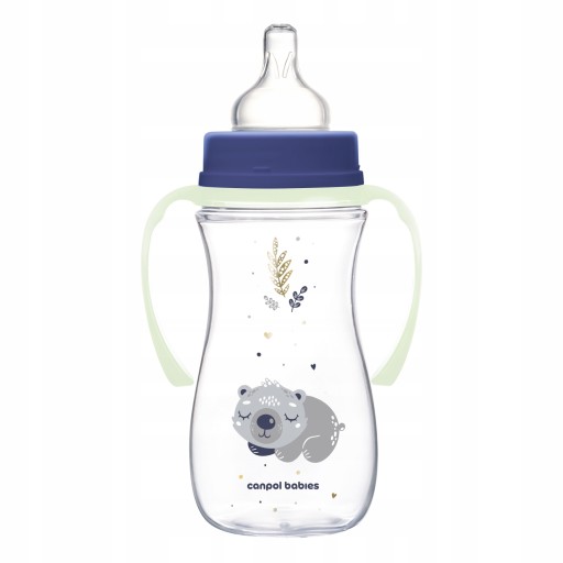 CANPOL ANTIKOLICKÁ FĽAŠA S OSVETLOVACÍMI RÚČKAMI KOALA 12m+ 300ml