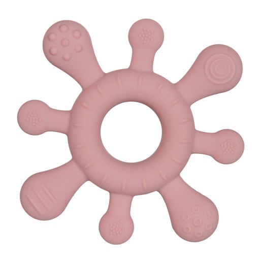 Silikónové hryzátko Canpol Baby s cvočkami Starfish 80/307